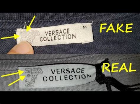 gianni versace shirt fake vs real